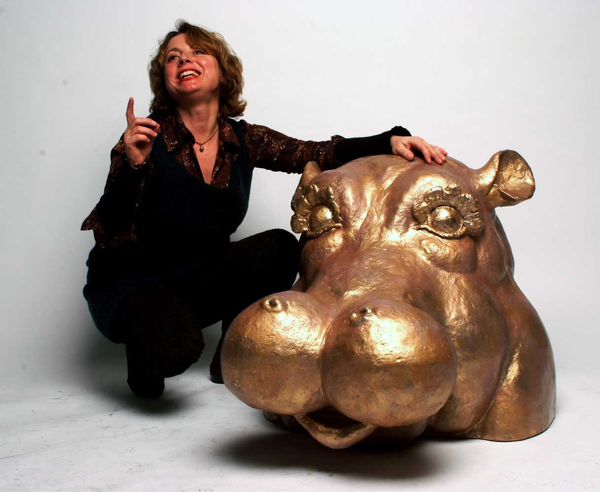 Sculpture hippopotame